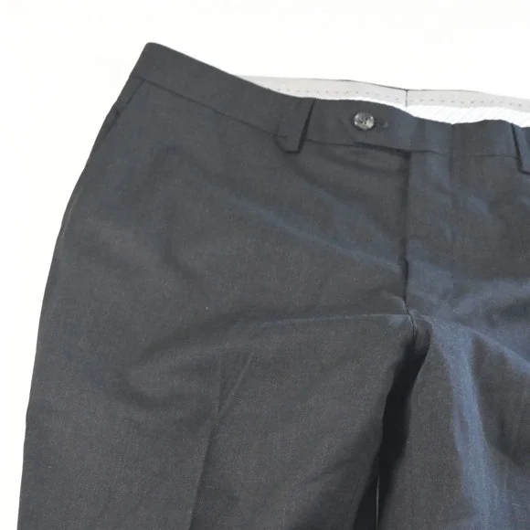 NEW Hart Schaffner Marx 40R 34x29 Gray Stretch Wool Chicago Mens Suit